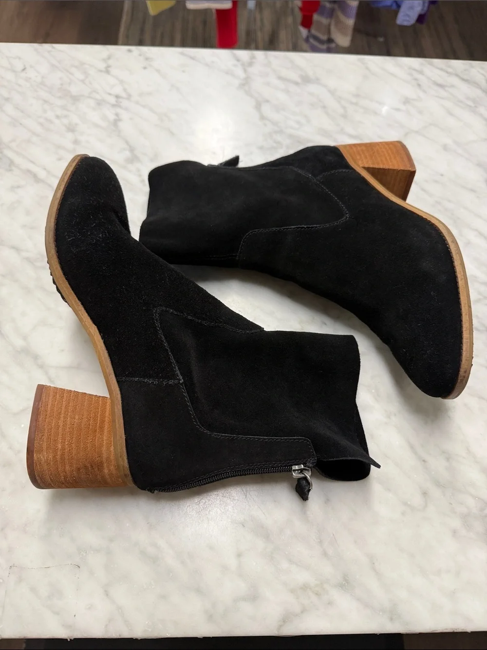 Kelsi Dagger Brooklyn Island Bootie in Black Suede Size 8.5